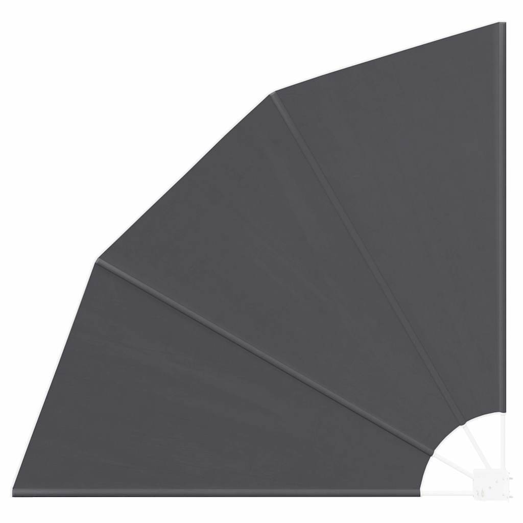 vidaXL Balkon Sichtschutz 140 x 140 cm Polyester Schwarz