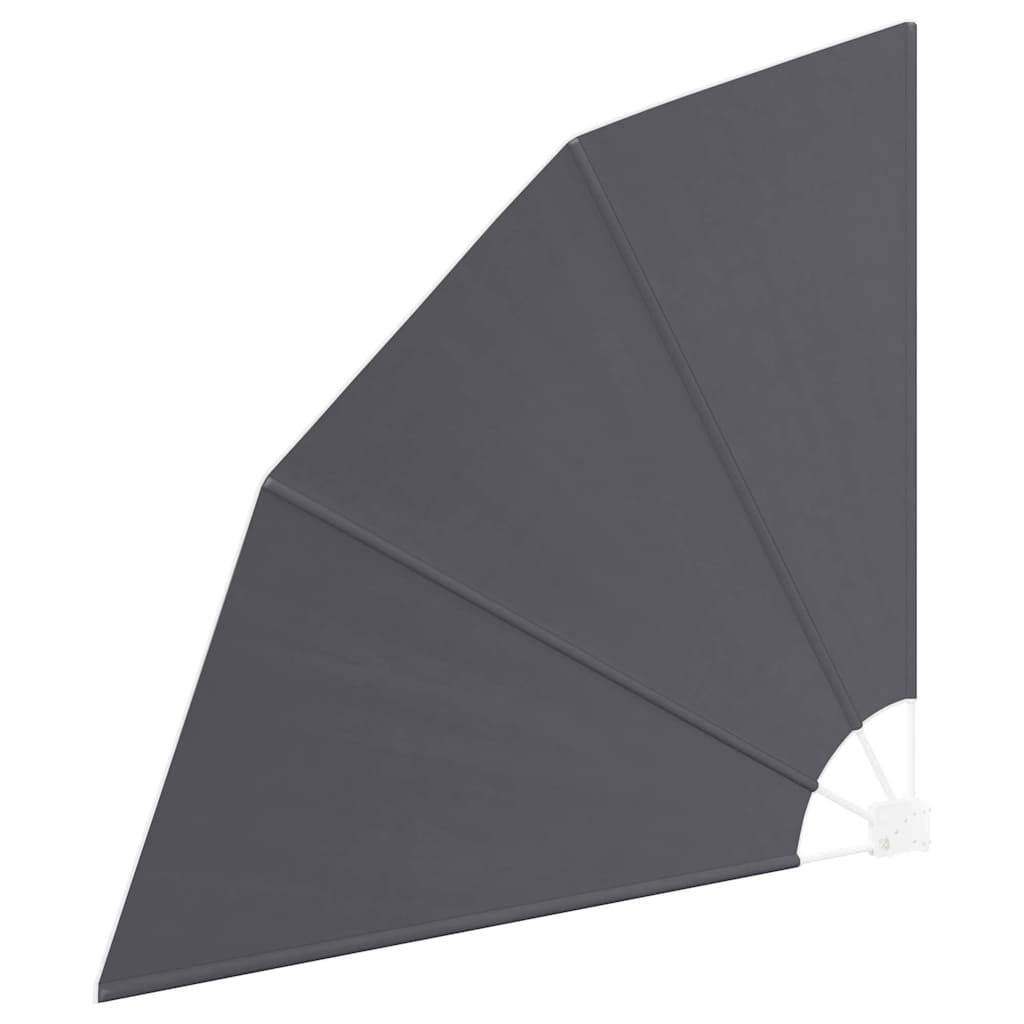 vidaXL Balkon Sichtschutz 140 x 140 cm Polyester Schwarz