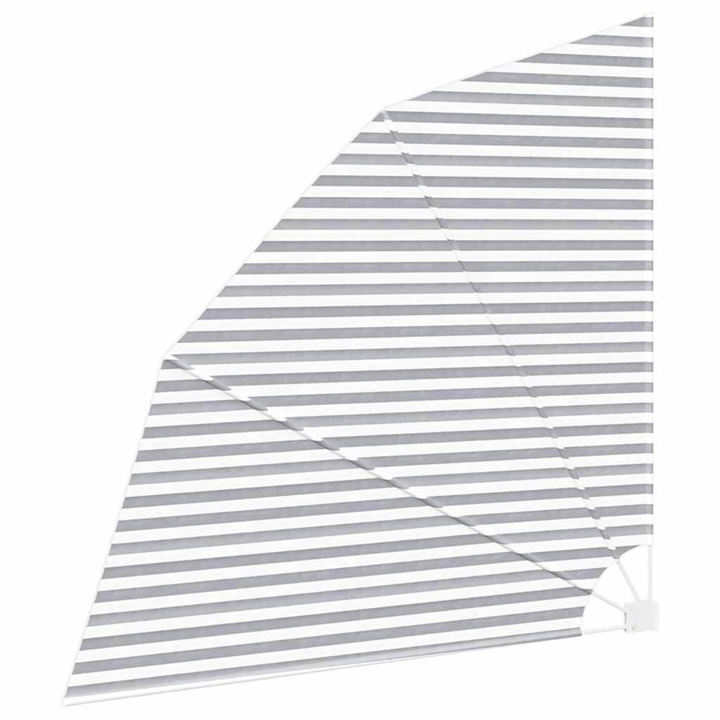 vidaXL Balkon Sichtschutz Anthrazit und Weiß 210 x 210 cm Polyester