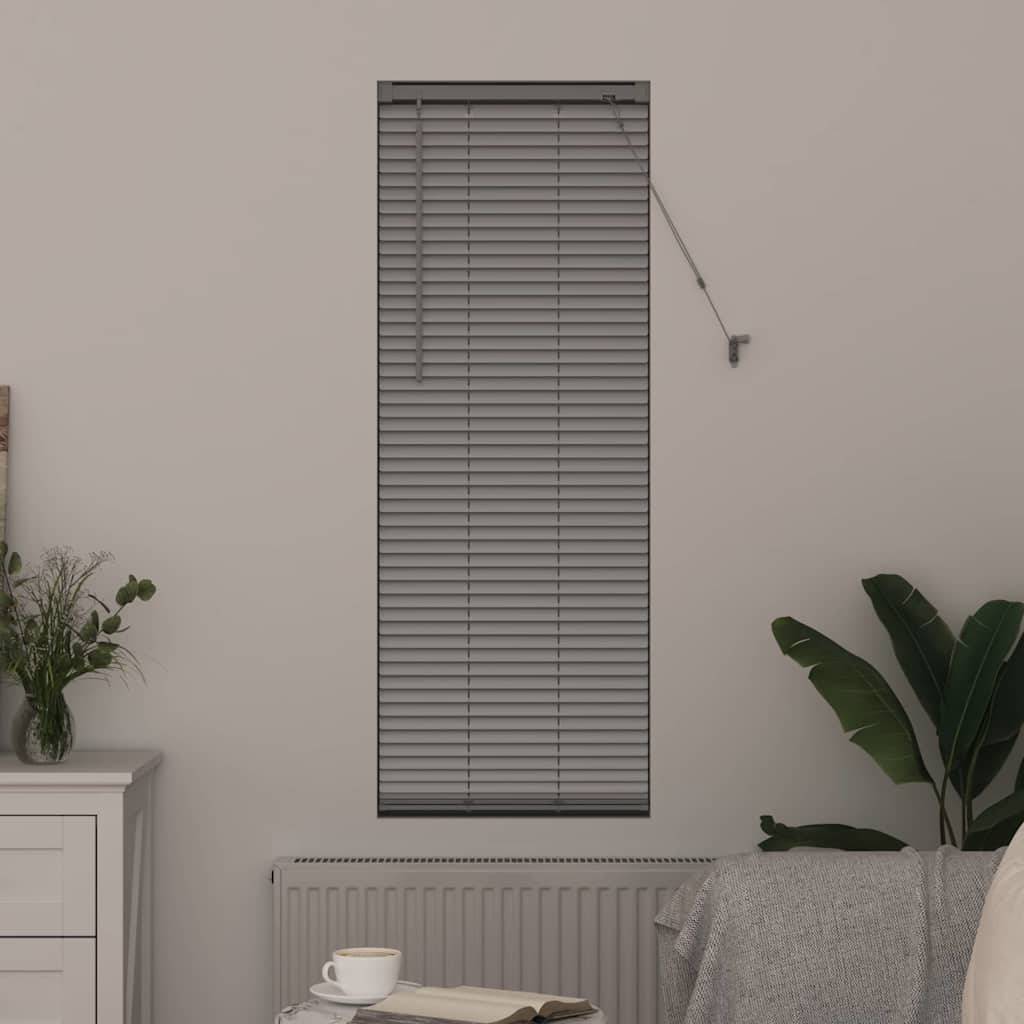 vidaXL Balkenjalousien Silber 175 x 50 cm Aluminium