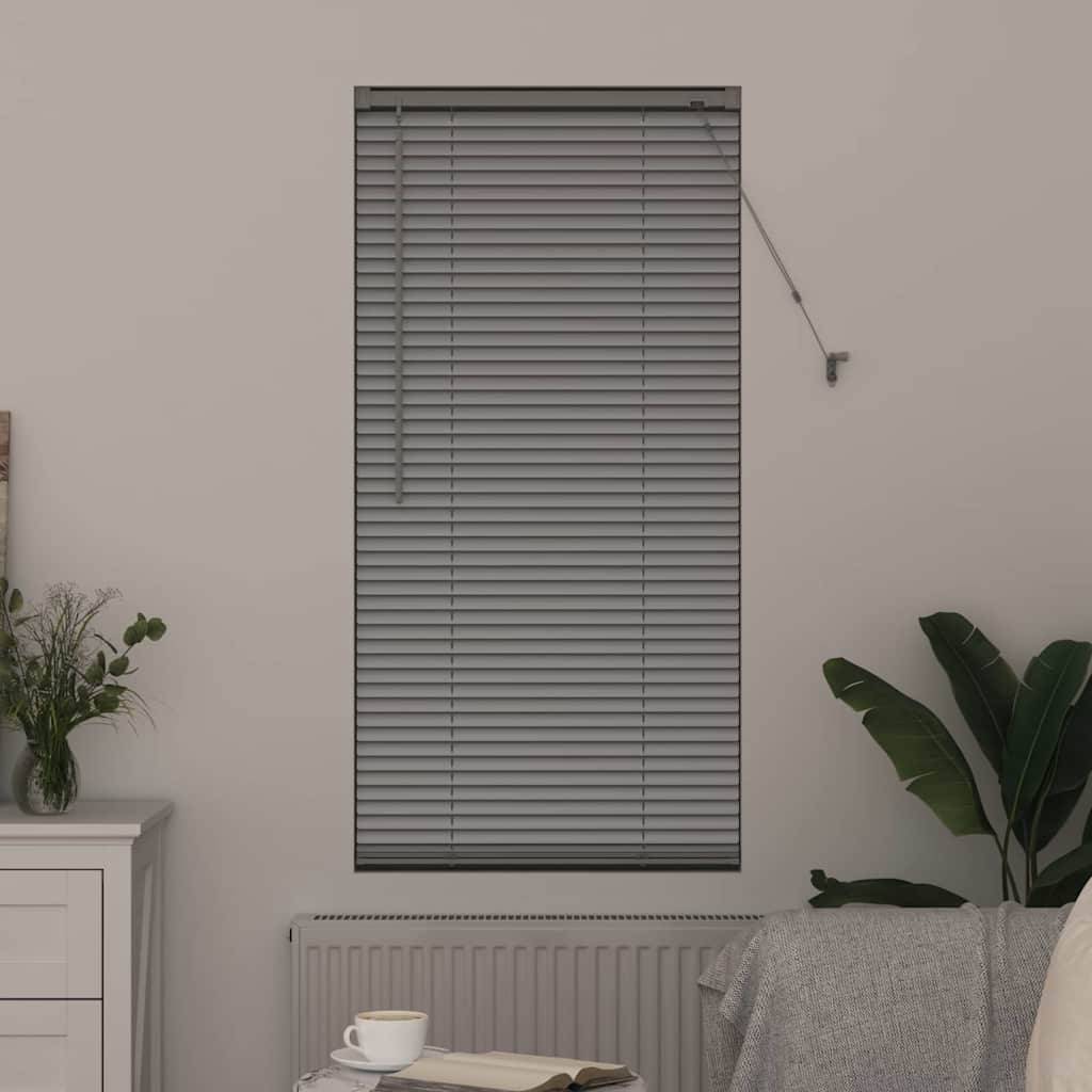 vidaXL Balkenjalousien Silber 175 x 55 cm Aluminium