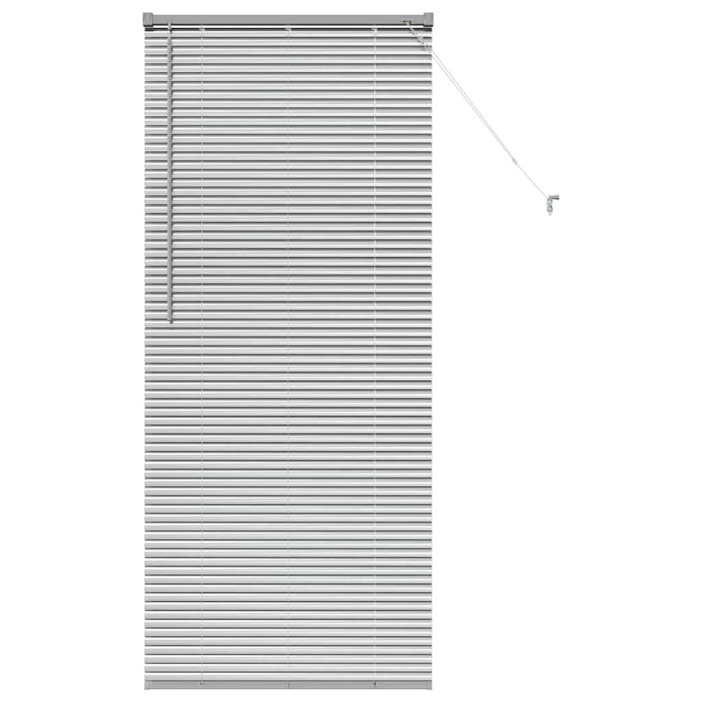 vidaXL Balkenjalousien Silber 175 x 80 cm Aluminium