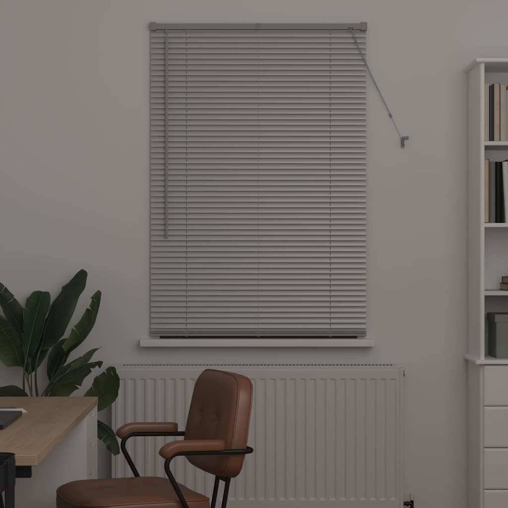 vidaXL Balkenjalousien Silber 175 x 85 cm Aluminium