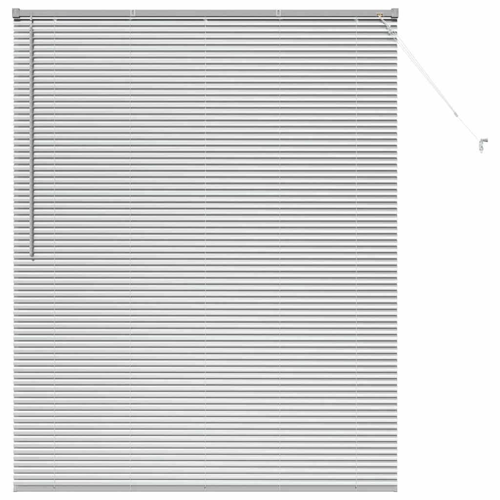 vidaXL Balkenjalousien Silber 175 x 145 cm Aluminium