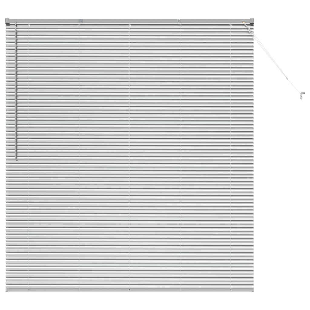 vidaXL Balkenjalousien Silber 175 x 160 cm Aluminium