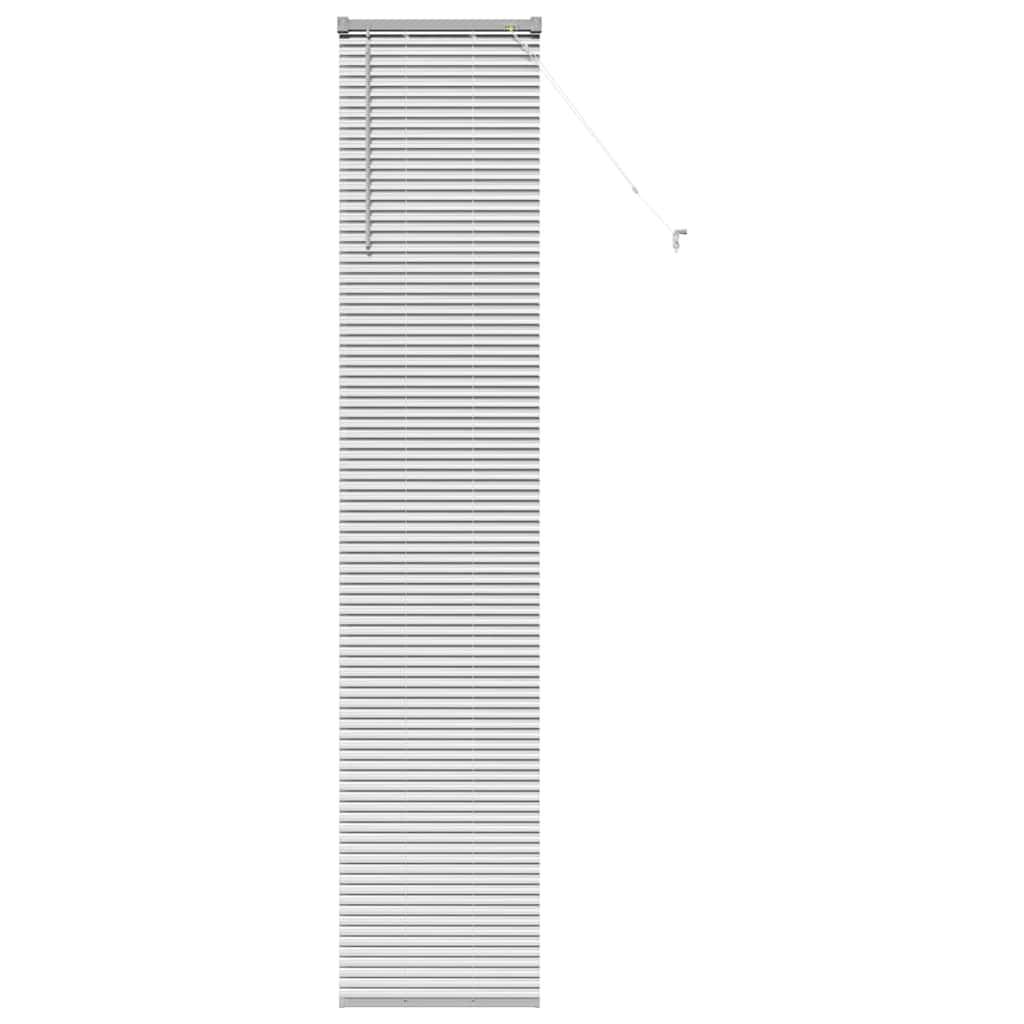 vidaXL Balkenjalousien Silber 220 x 45 cm Aluminium