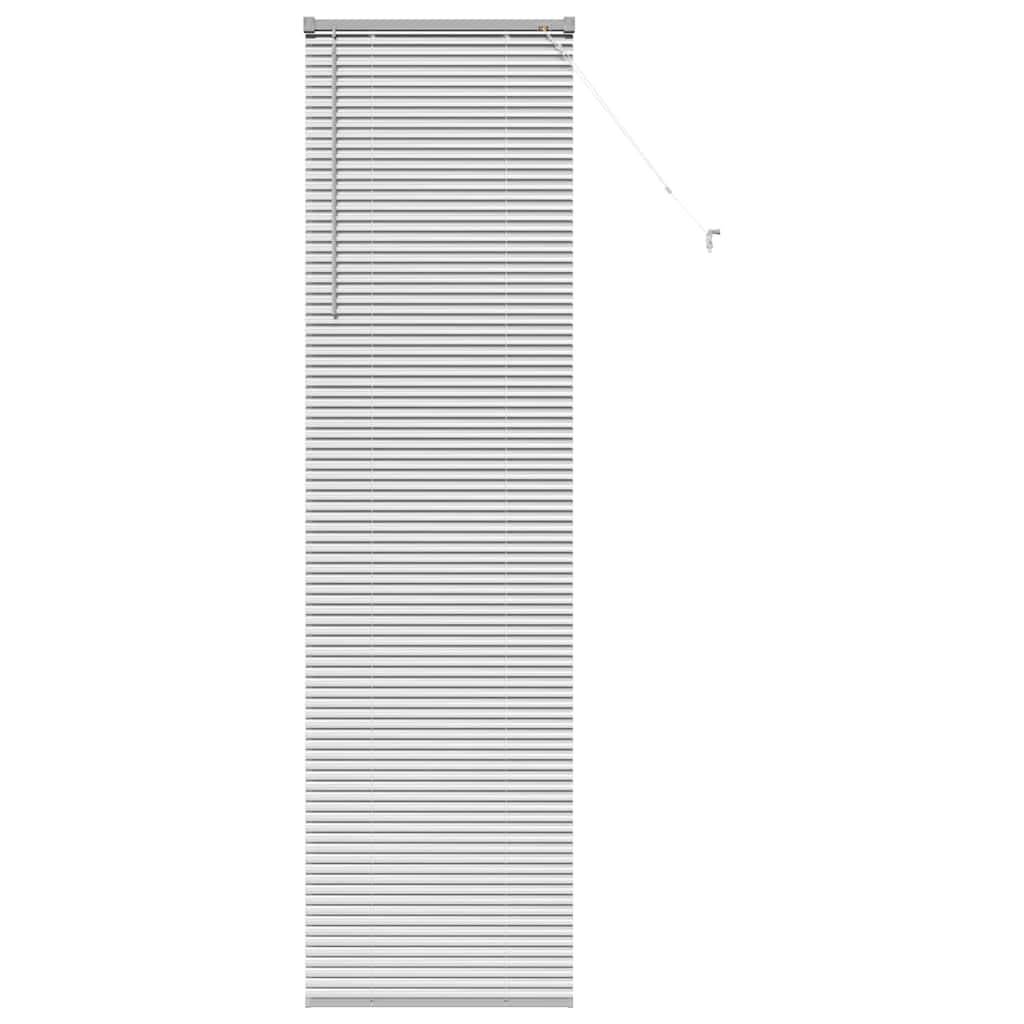 vidaXL Balkenjalousien Silber 220 x 55 cm Aluminium