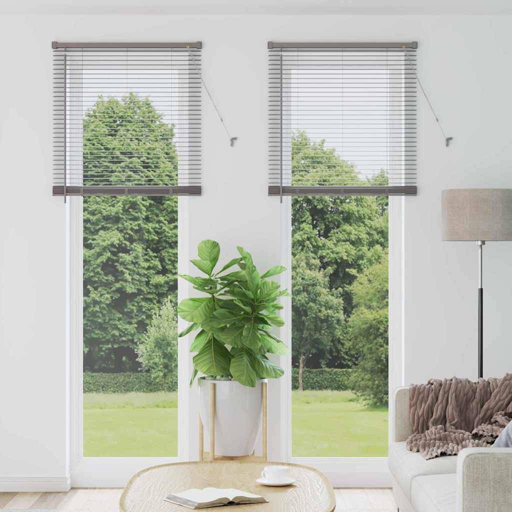 vidaXL Balkenjalousien Silber 220 x 70 cm Aluminium