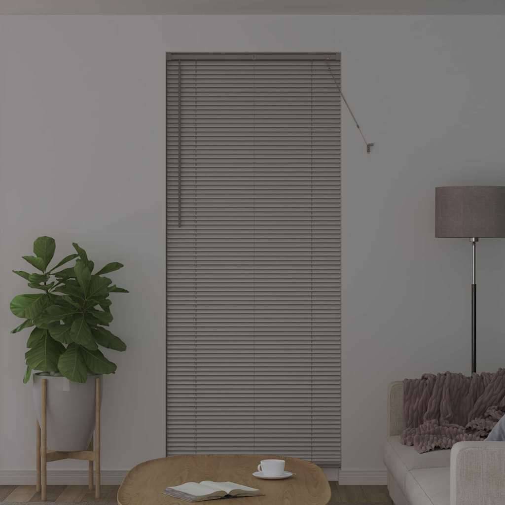 vidaXL Balkenjalousien Silber 220 x 95 cm Aluminium
