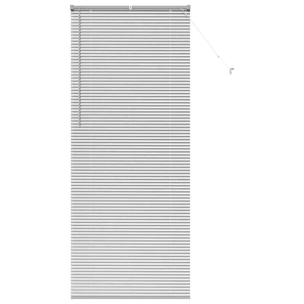 vidaXL Balkenjalousien Silber 220 x 95 cm Aluminium
