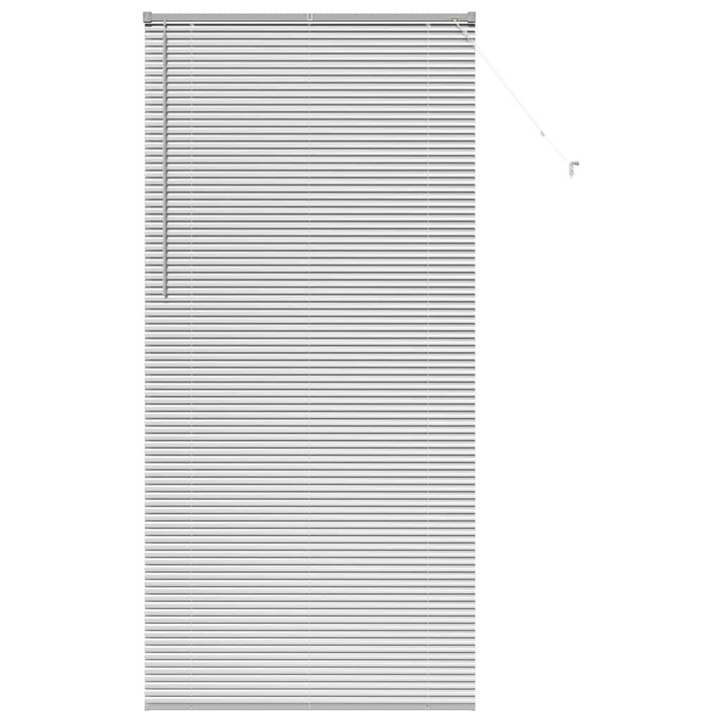 vidaXL Balkenjalousien Silber 220 x 100 cm Aluminium