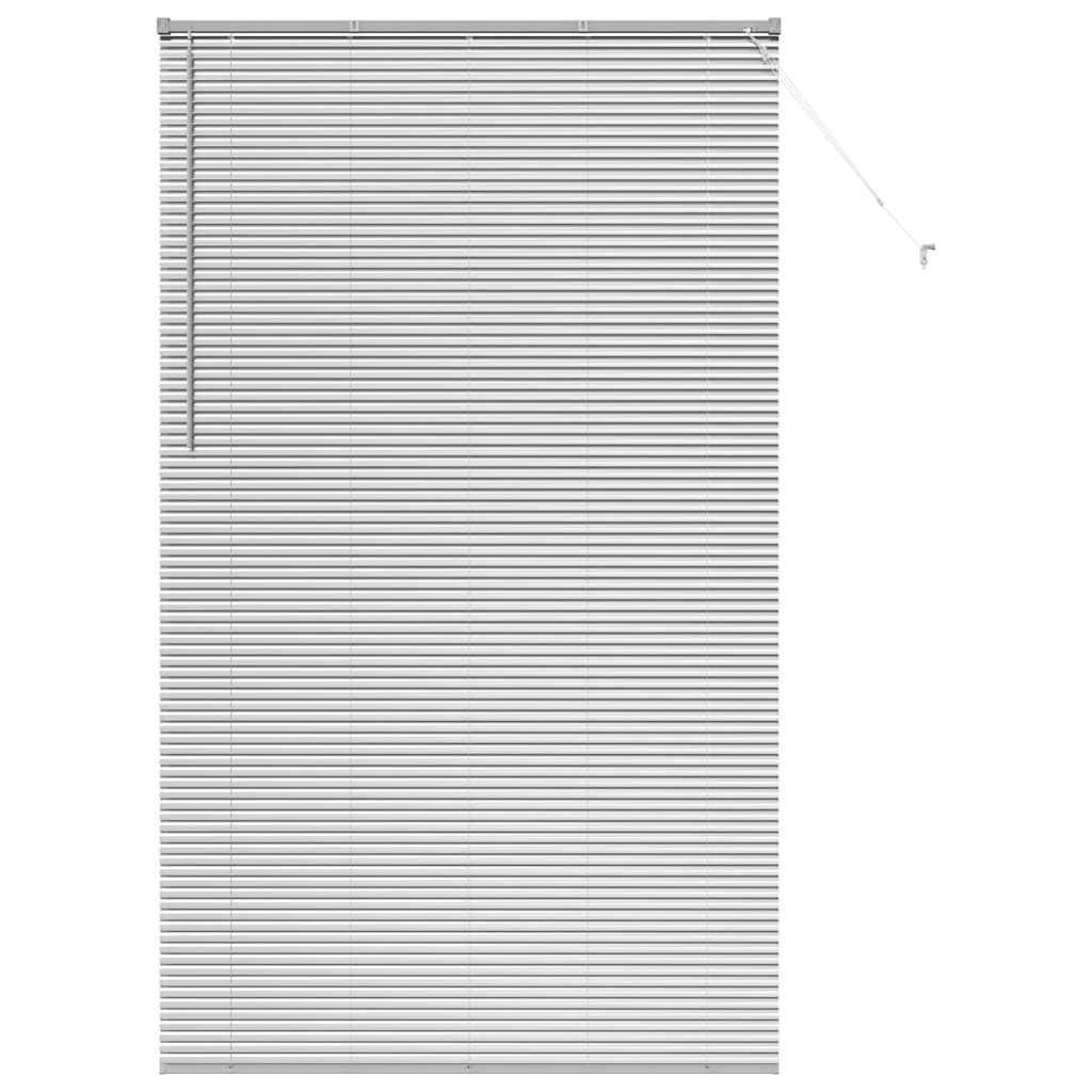 vidaXL Balkenjalousien Silber 220 x 125 cm Aluminium