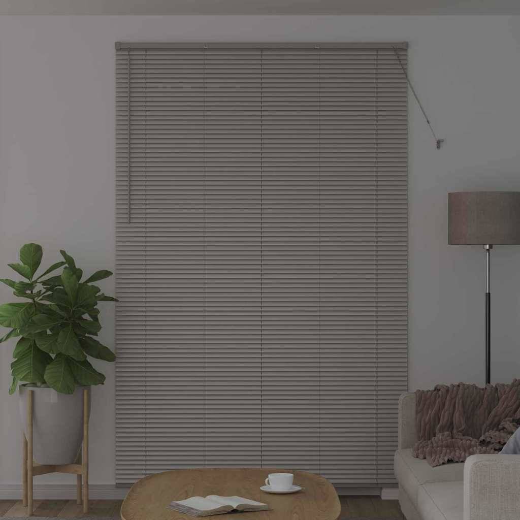 vidaXL Balkenjalousien Silber 220x150cm Aluminium