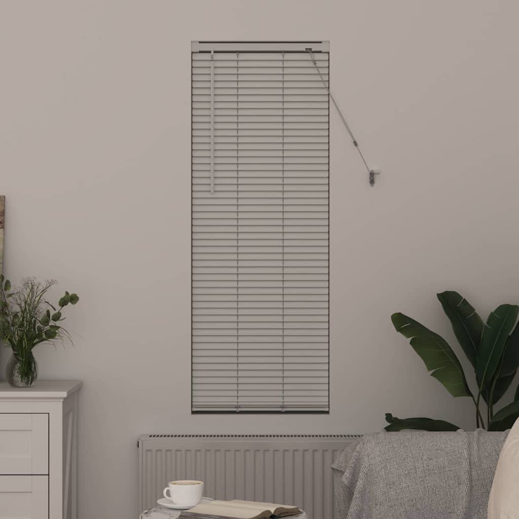 vidaXL Balkenjalousien Weiß 175 x 40 cm Aluminium