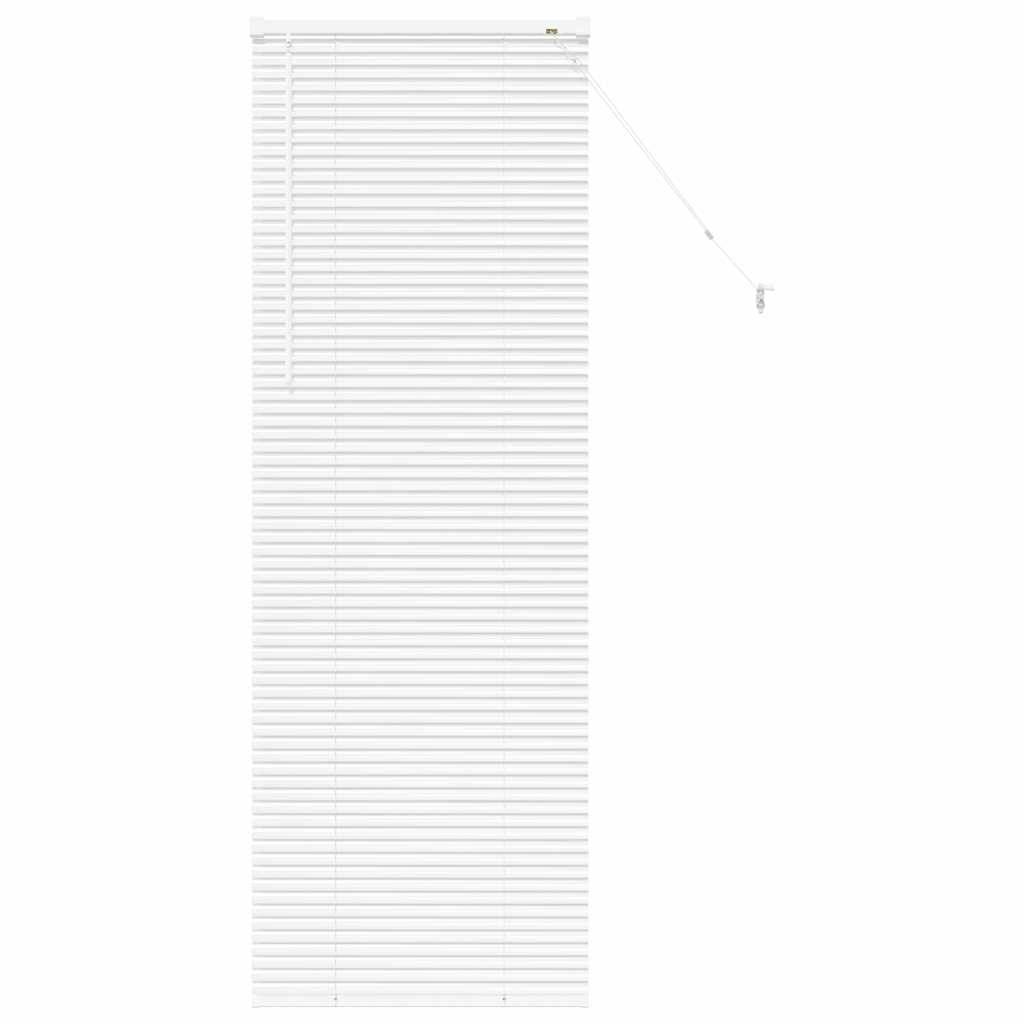 vidaXL Balkenjalousien Weiß 175 x 55 cm Aluminium