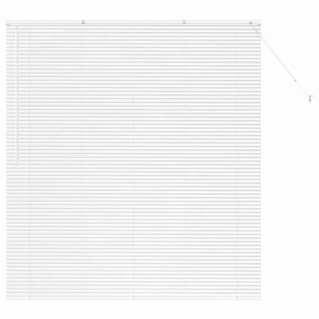 vidaXL Balkenjalousien Weiß 175 x 160 cm Aluminium