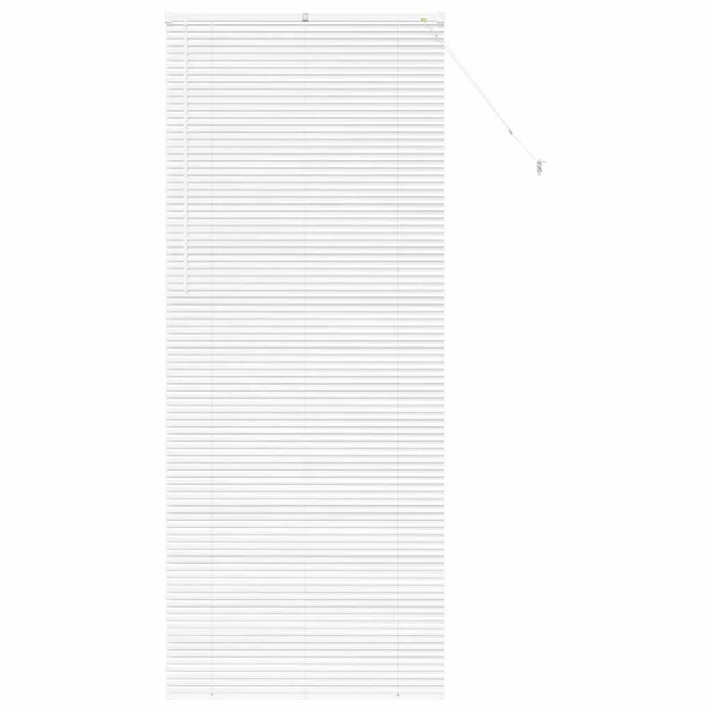vidaXL Balkenjalousien Weiß 220 x 85 cm Aluminium