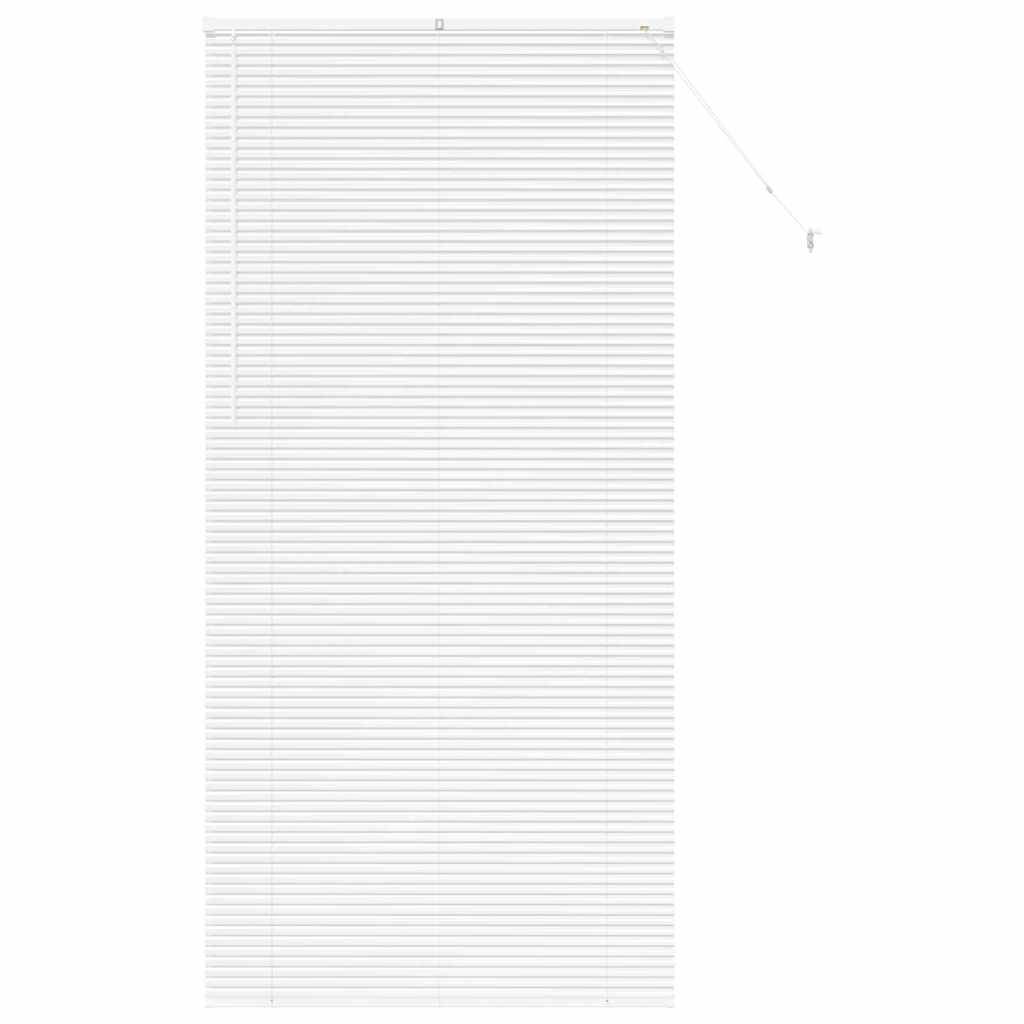 vidaXL Balkenjalousien Weiß 220 x 100 cm Aluminium
