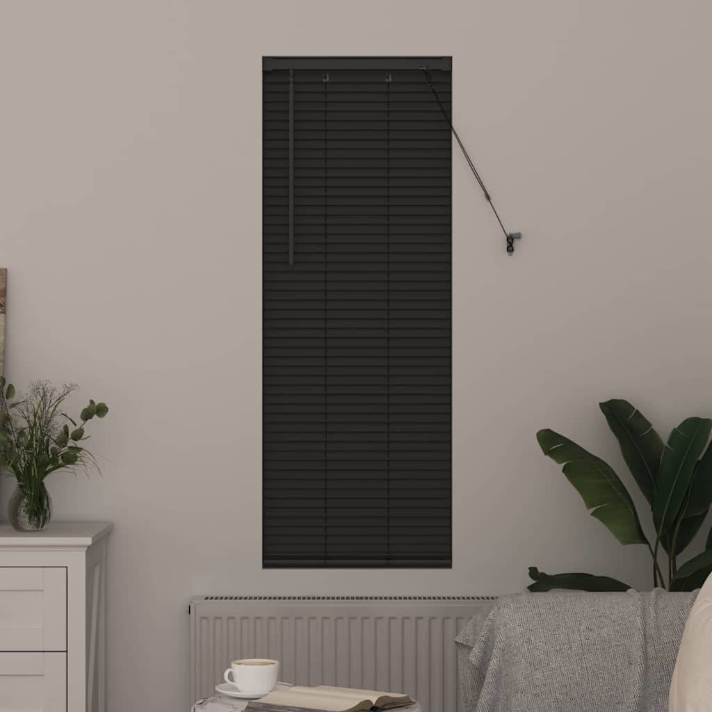 vidaXL Balkenjalousien Dunkelgrau 130 x 50 cm Aluminium