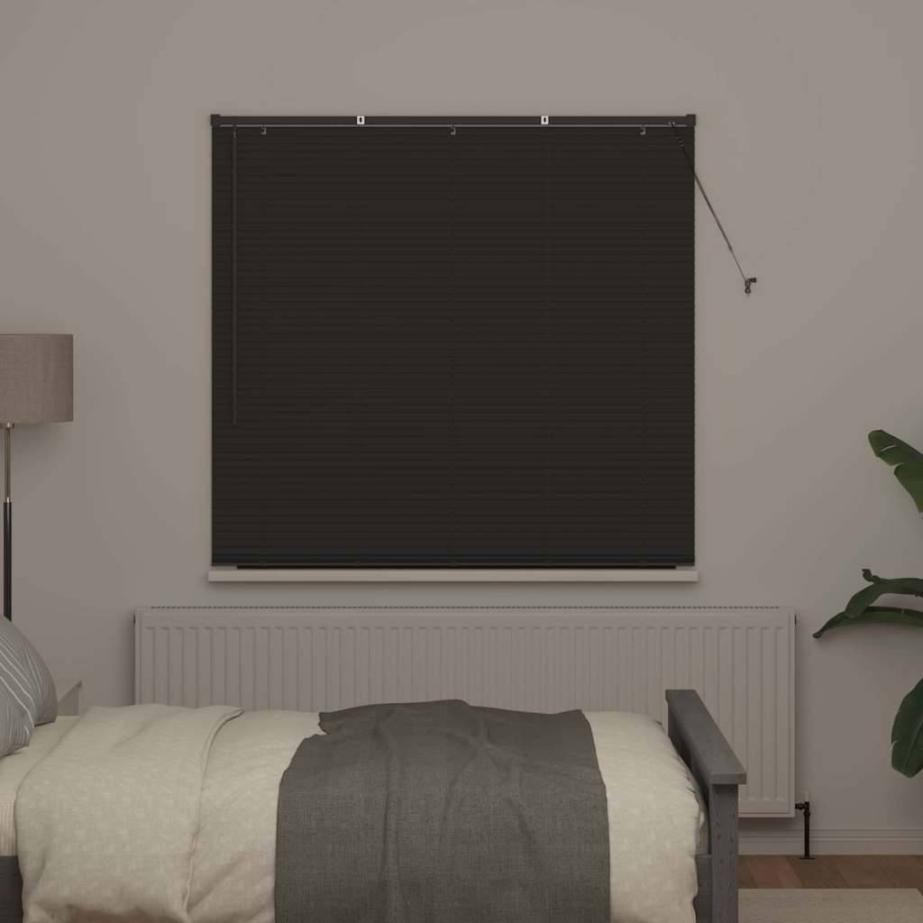 vidaXL Balkenjalousien Dunkelgrau 175 x 150 cm Aluminium