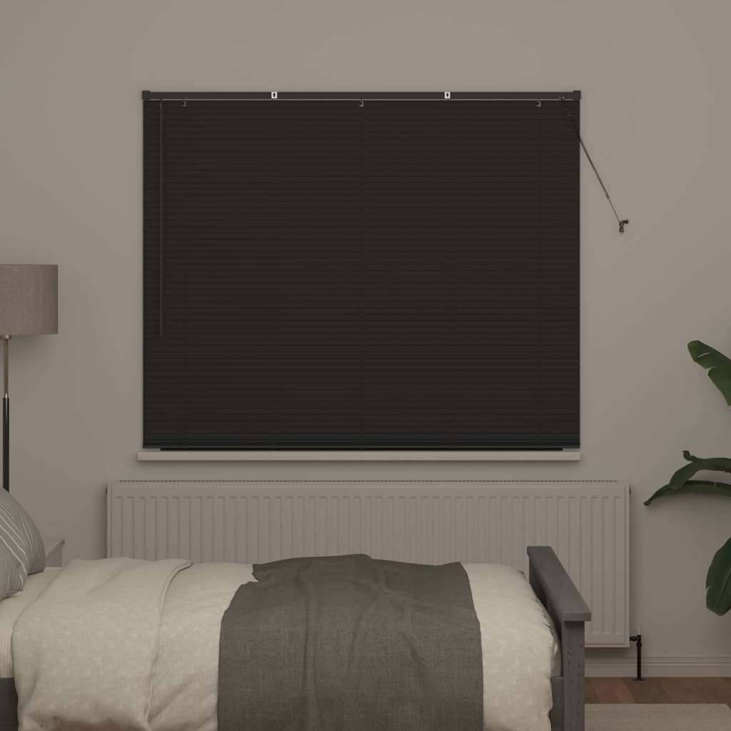 vidaXL Balkenjalousien Dunkelgrau 175 x 155 cm Aluminium