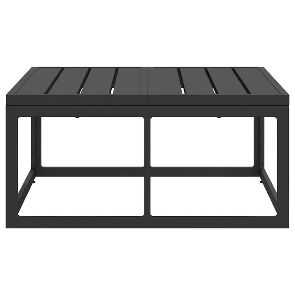 vidaXL Gartenmöbel Schwarz 70 x 70 x 32 cm Metall