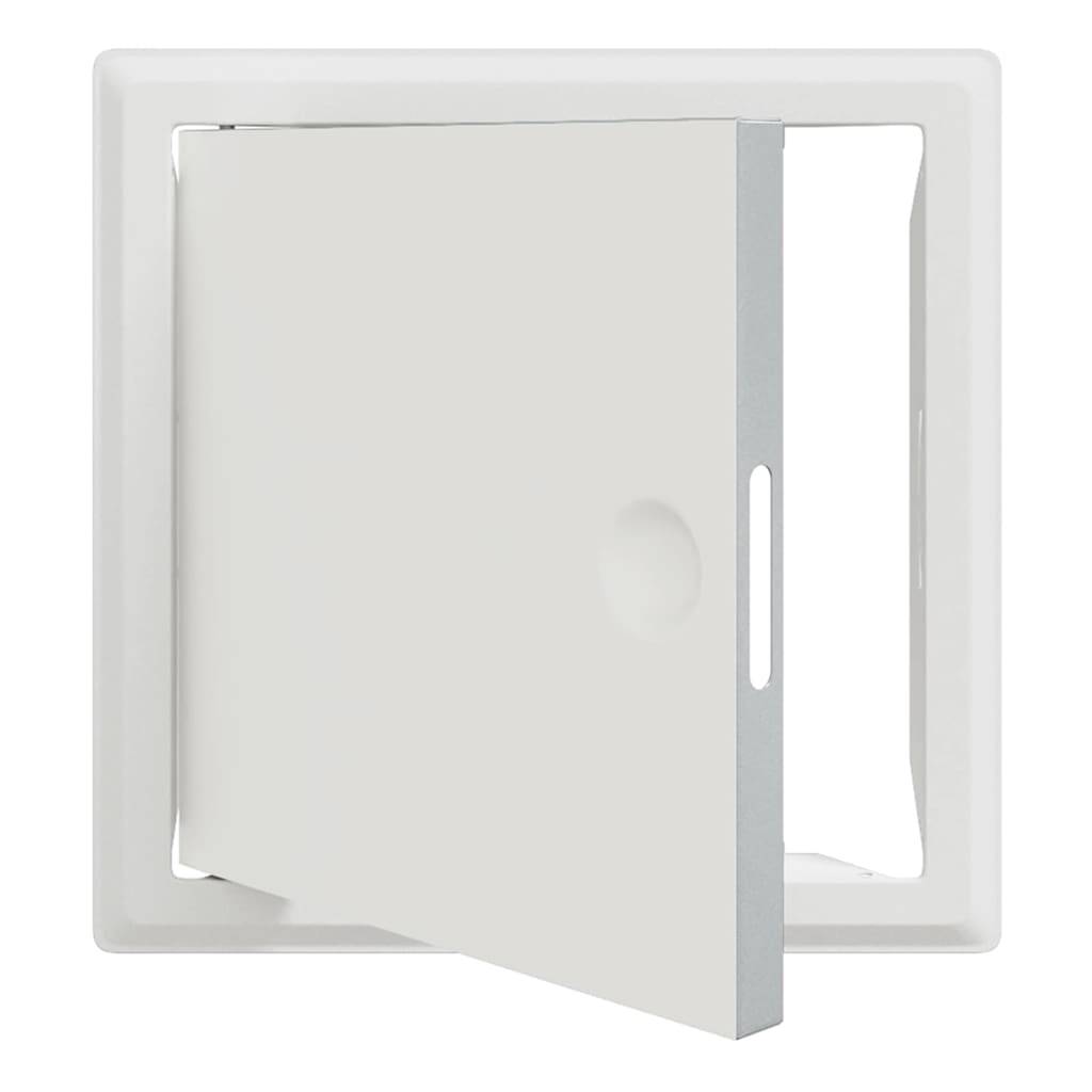 vidaXL Zugangsklappe Weiß 33 x 33 x 3 cm Stahl