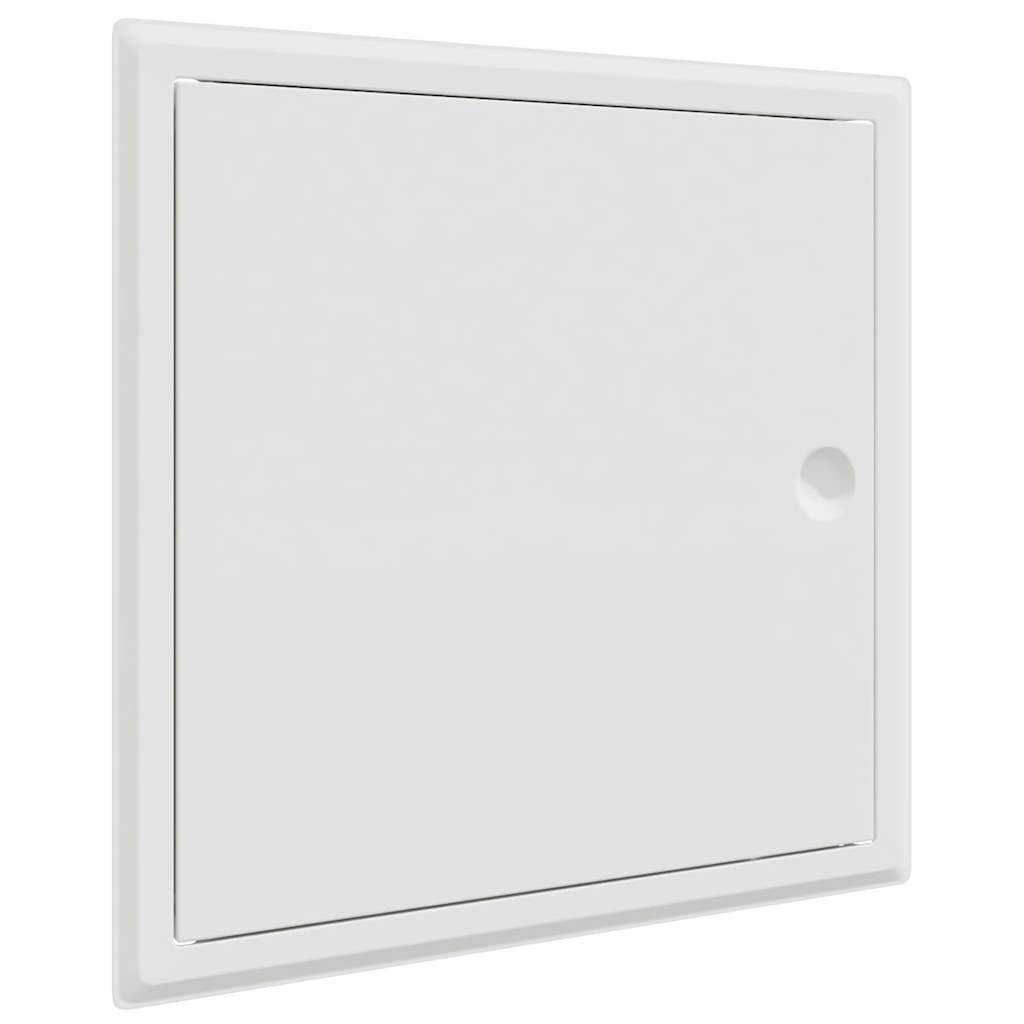 vidaXL Zugangsklappe Weiß 33 x 33 x 3 cm Stahl