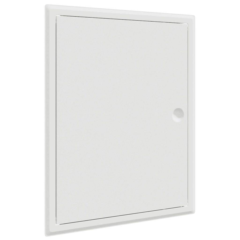 vidaXL Zugangsklappe Weiß 43 x 33 x 3 cm Stahl