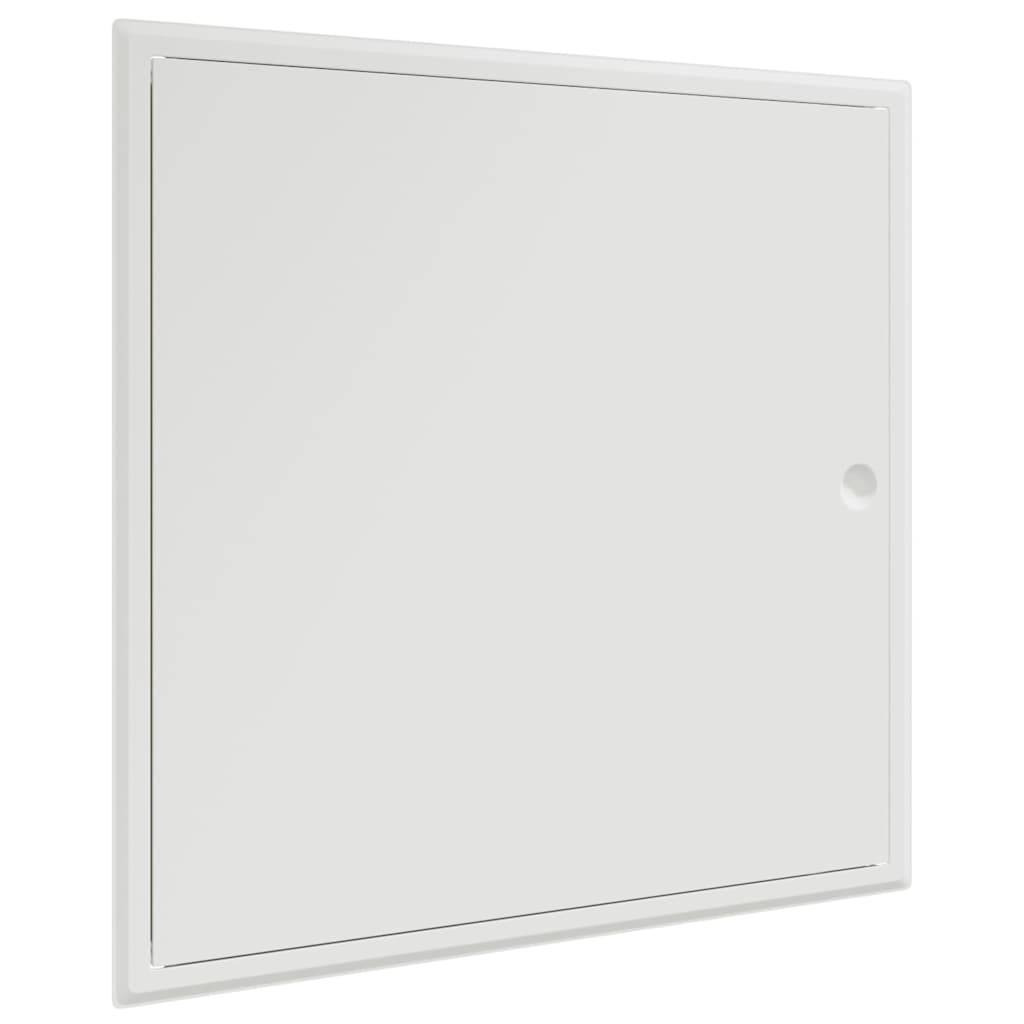 vidaXL Zugangsklappe Weiß 53 x 53 x 3 cm Stahl