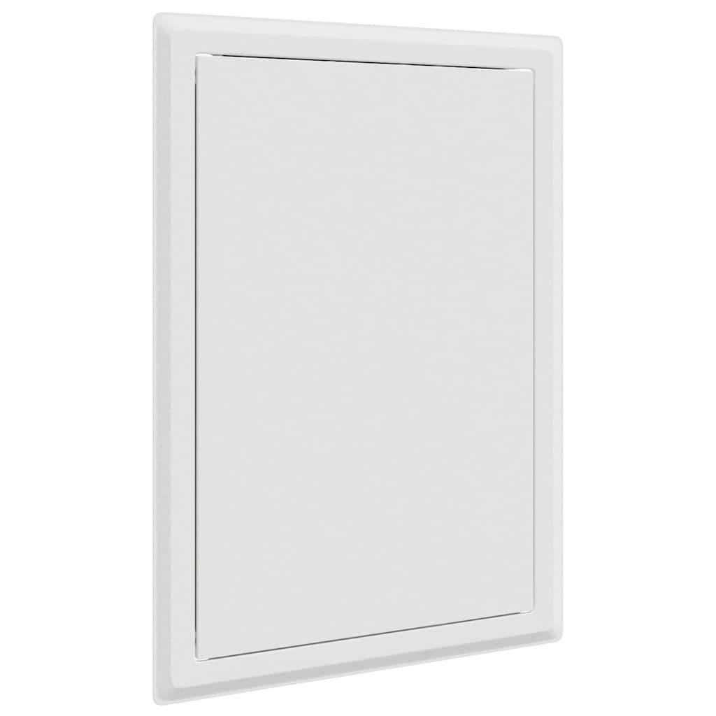 vidaXL Zugangsklappe Weiß 33 x 23 x 3 cm Stahl