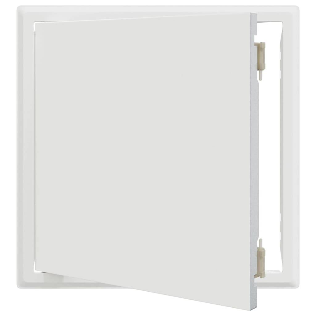 vidaXL Zugangsklappe Weiß 33,5 x 33,5 x 3 cm Stahl