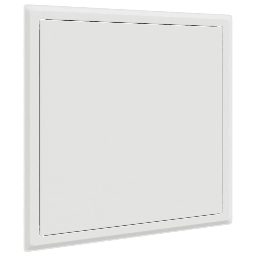 vidaXL Zugangsklappe Weiß 33,5 x 33,5 x 3 cm Stahl