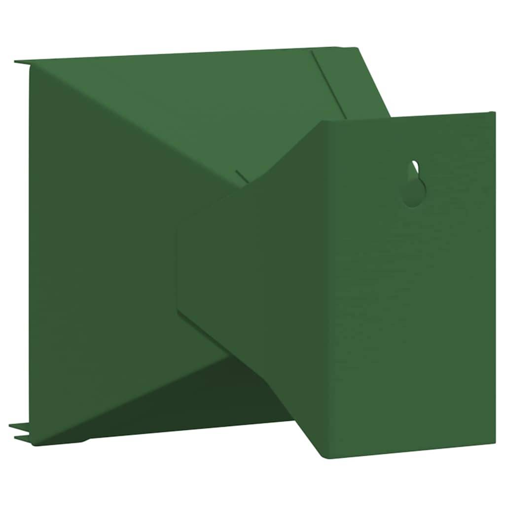 vidaXL Kugelfang Grün 14 x 14 x 19 cm Stahl