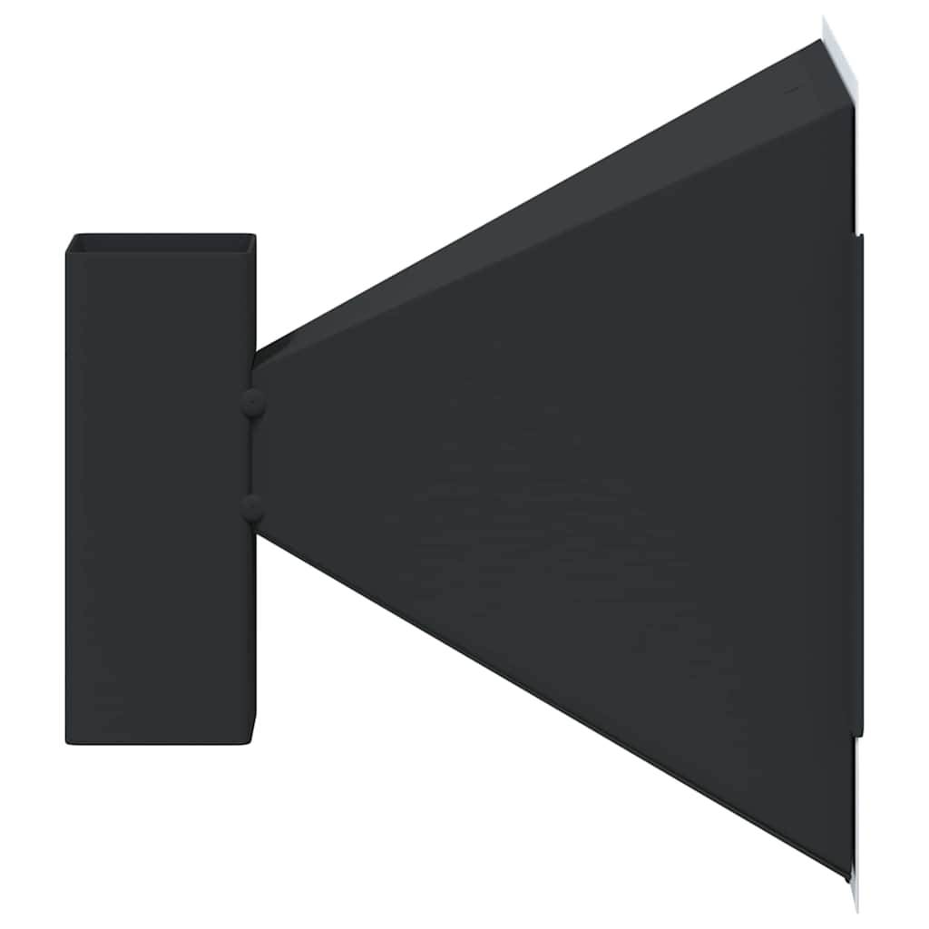vidaXL Kugelfang Schwarz 17,5 x 17,5 x 17 cm Stahl