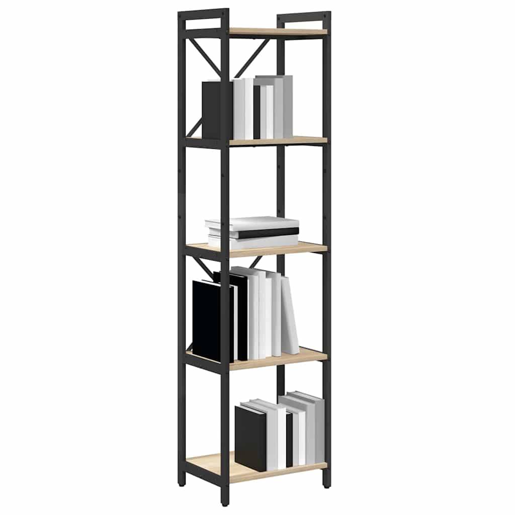 vidaXL Bücherregal Sonoma-Eiche 40 x 30 x 155 cm Holzwerkstoff