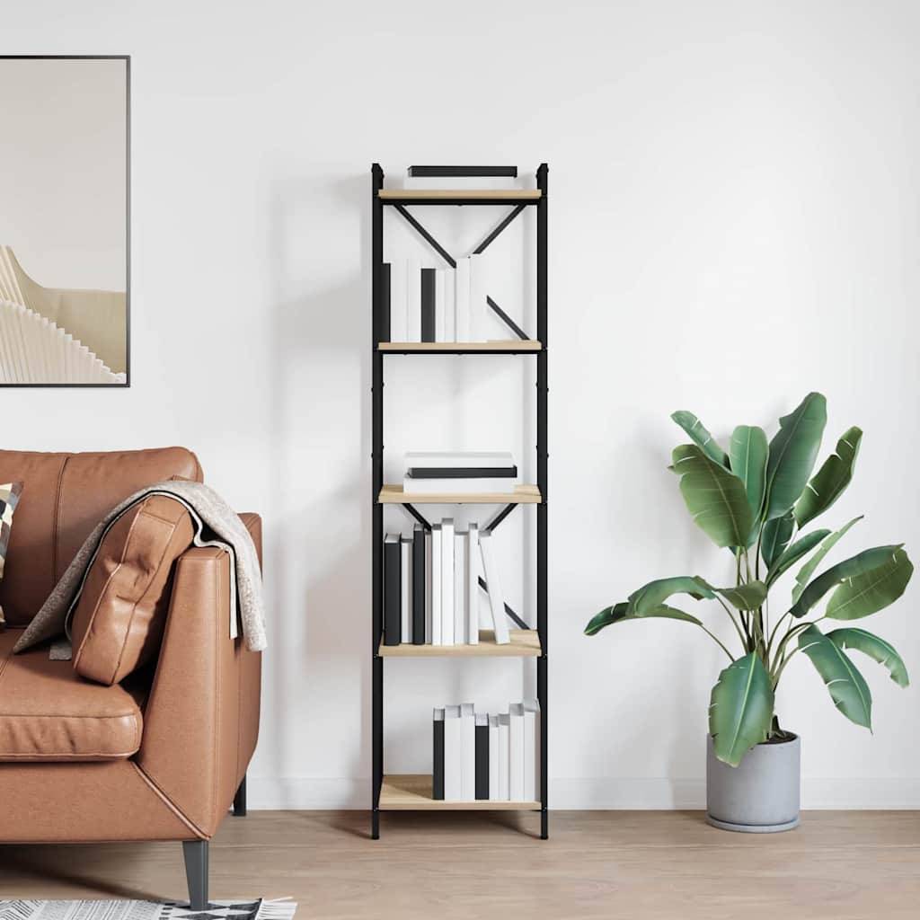 vidaXL Bücherregal Sonoma-Eiche 40 x 30 x 155 cm Holzwerkstoff