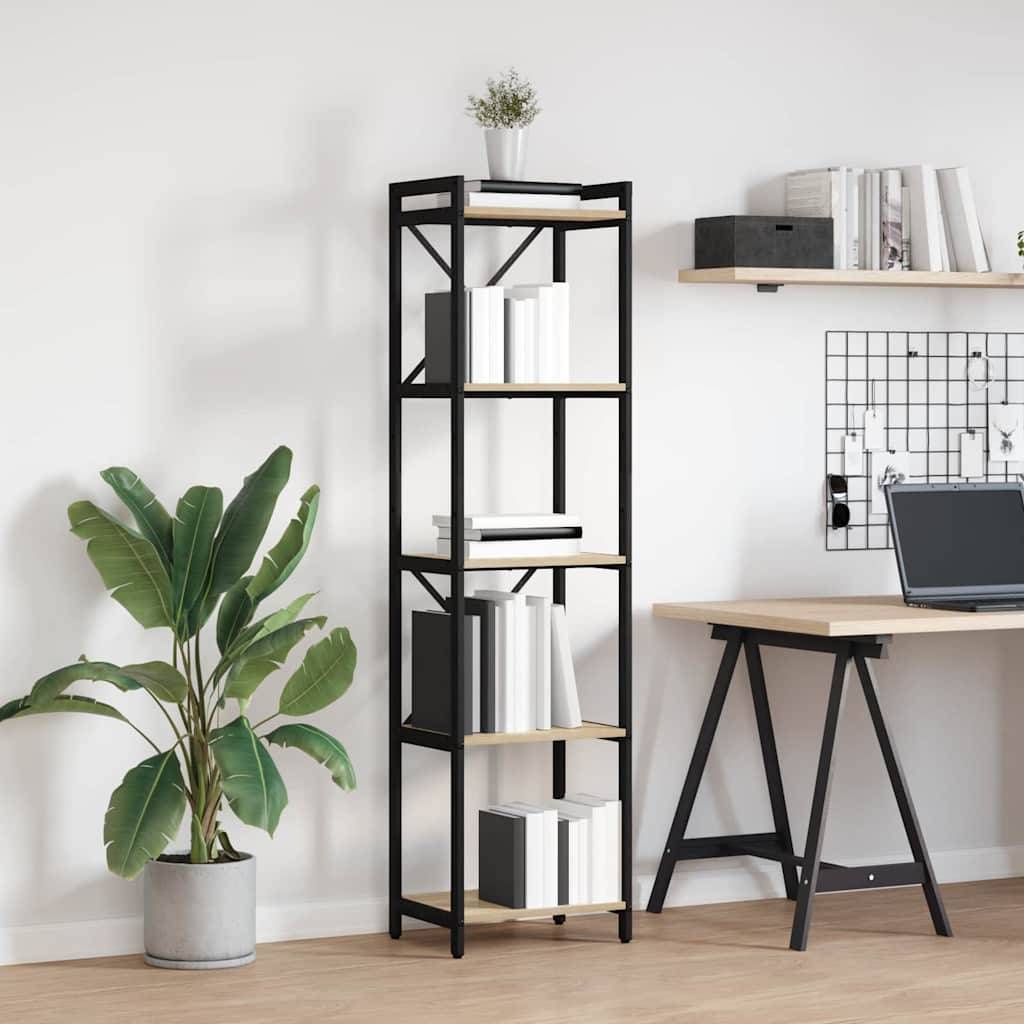 vidaXL Bücherregal Sonoma-Eiche 40 x 30 x 155 cm Holzwerkstoff