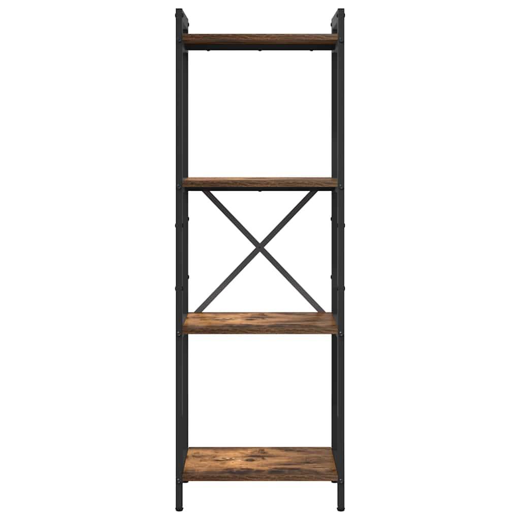 vidaXL Bücherregal Geräucherte Eiche 40 x 30 x 119 cm Holzwerkstoff