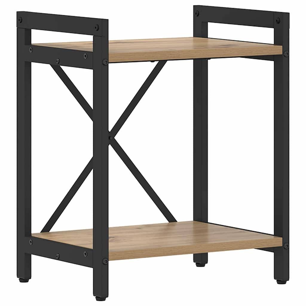vidaXL Bücherregal Artisan-Eiche 40 x 30 x 50 cm Holzwerkstoff