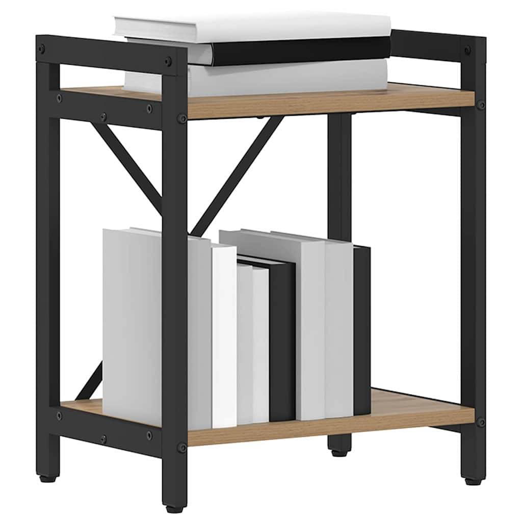 vidaXL Bücherregal Artisan-Eiche 40 x 30 x 50 cm Holzwerkstoff