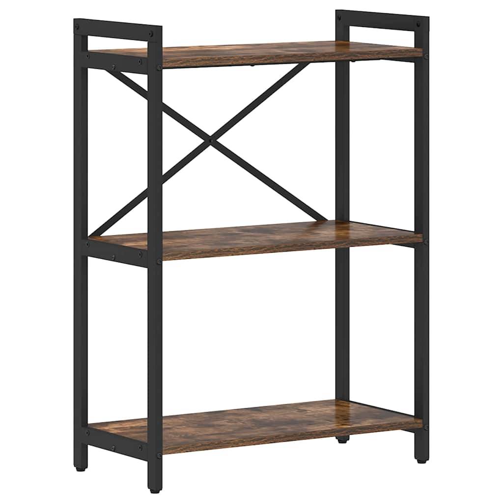 vidaXL Bücherregal Geräucherte Eiche 60 x 30 x 85 cm Holzwerkstoff