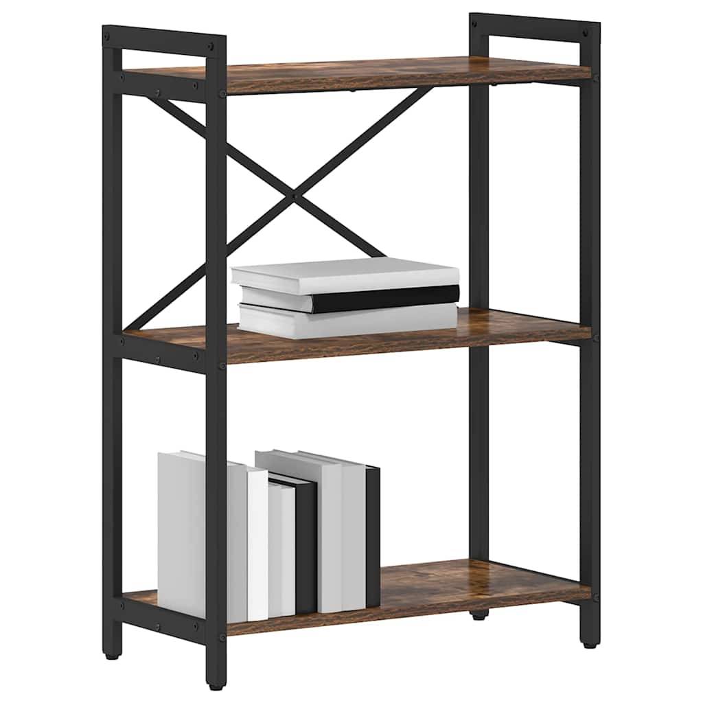 vidaXL Bücherregal Geräucherte Eiche 60 x 30 x 85 cm Holzwerkstoff