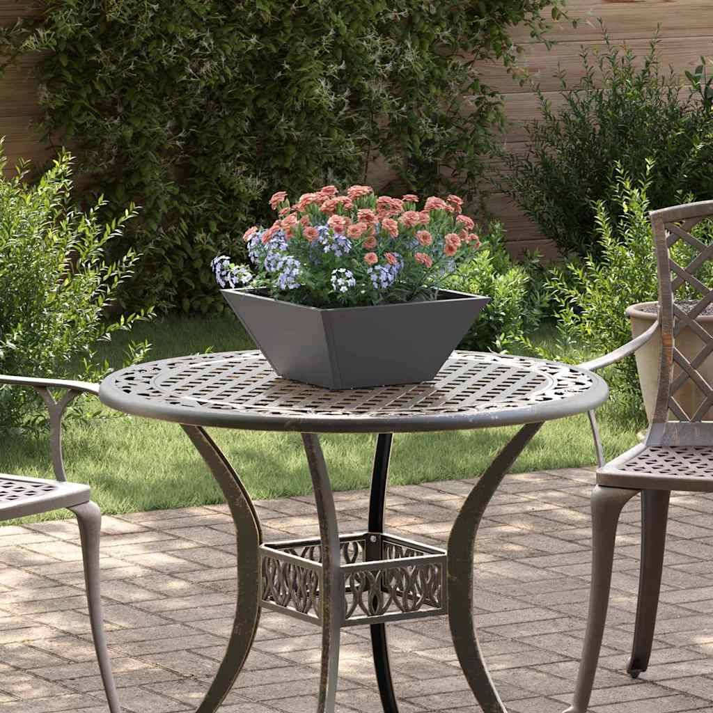 vidaXL Garten-Pflanzgefäß 5 pcs Schwarz 35 x 35 x 15 cm