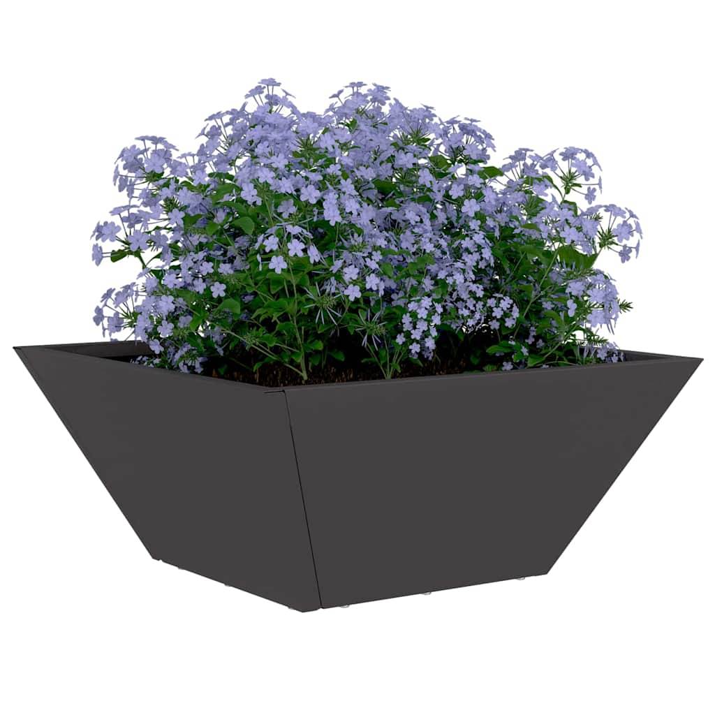 vidaXL Garten-Pflanzgefäß 5 pcs Schwarz 35 x 35 x 15 cm