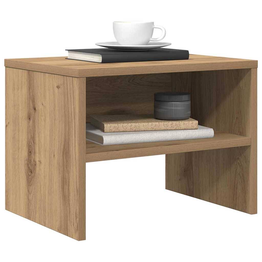 vidaXL Nachttisch Artisan-Eiche 40 x 40 x 30 cm Holzwerkstoff