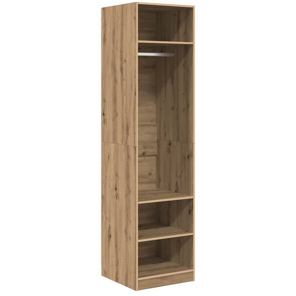 vidaXL Kleiderschrank Artisan-Eiche 50 x 50 x 200 cm Holzwerkstoff