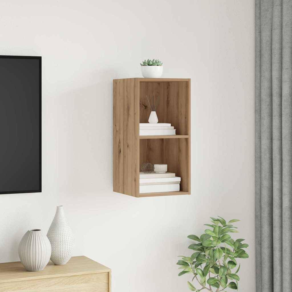 vidaXL TV-Schrankset Artisan-Eiche 37 x 37 x 72 cm Holzwerkstoff