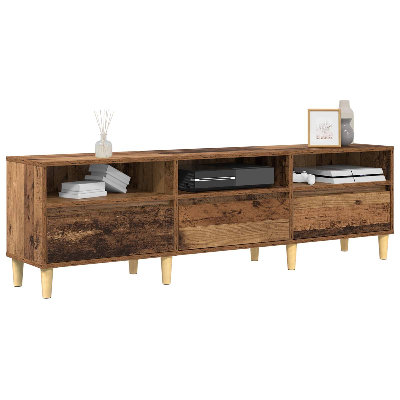 vidaXL TV-Schränk Altholz 150 x 30 x 45 cm Holzwerkstoff