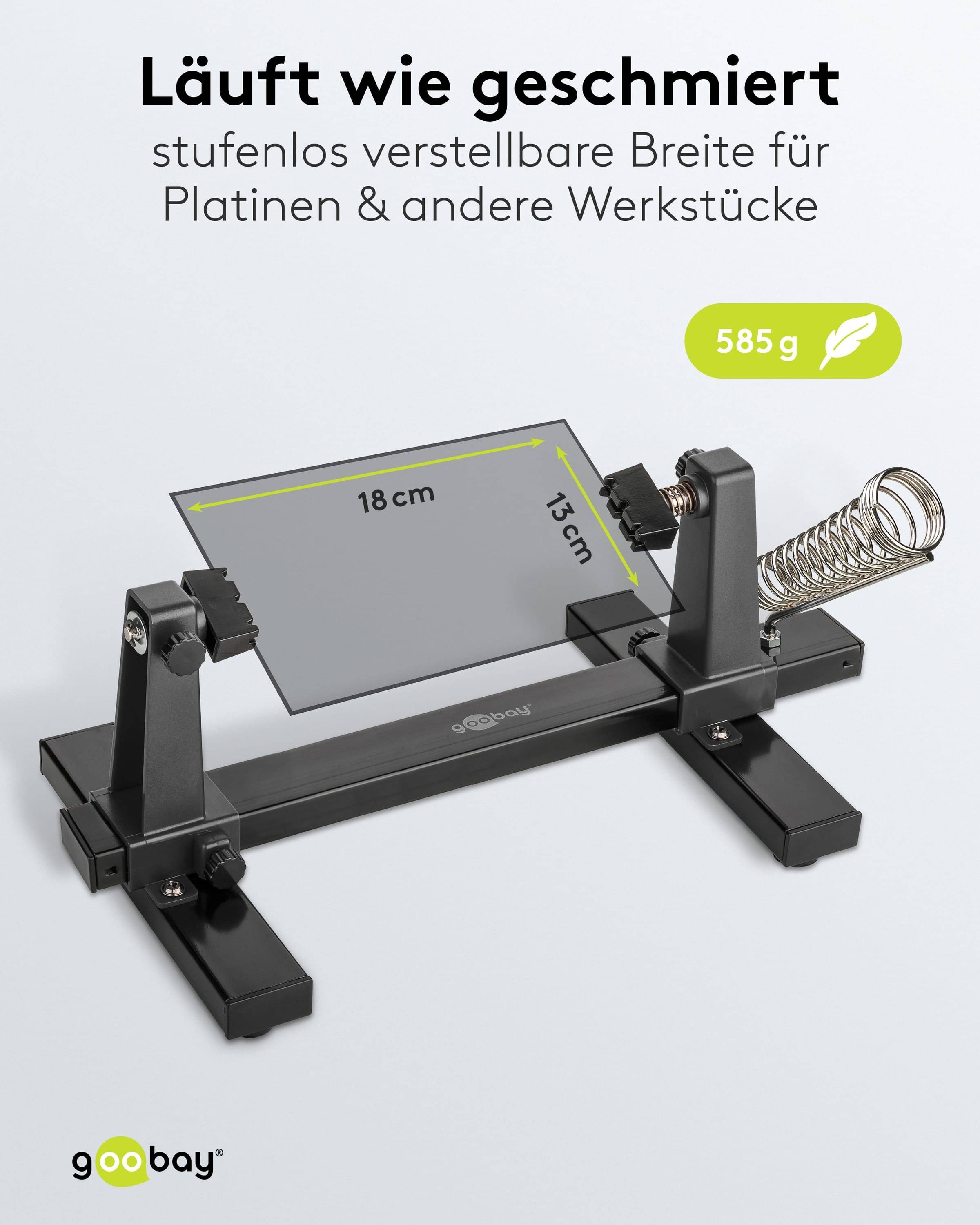 GOOBAY Platinenhalter, 76559, mit Lötkolbenständer